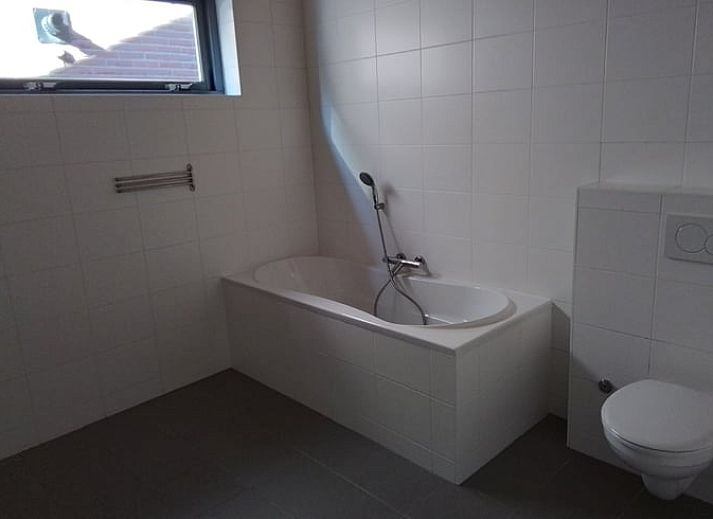 Modern kitchen in Holiday cottage in Voorst, Achterhoek, with fireplace.