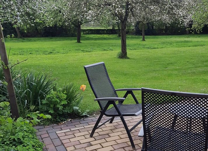 Modern kitchen in Holiday cottage in Voorst, Achterhoek, with fireplace.