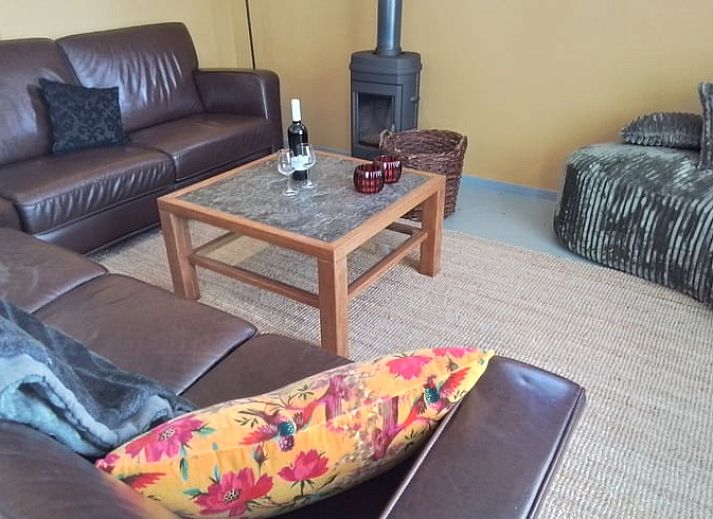 Spacious kitchen in Holiday home in Voorst, Gelderland, with wooden finish.
