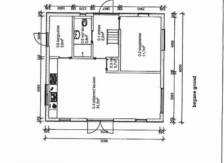 Natuerliche Umgebung des Ferienhauses in Joppe, mit buntem Herbstlaub in Achterhoek, Gelderland.