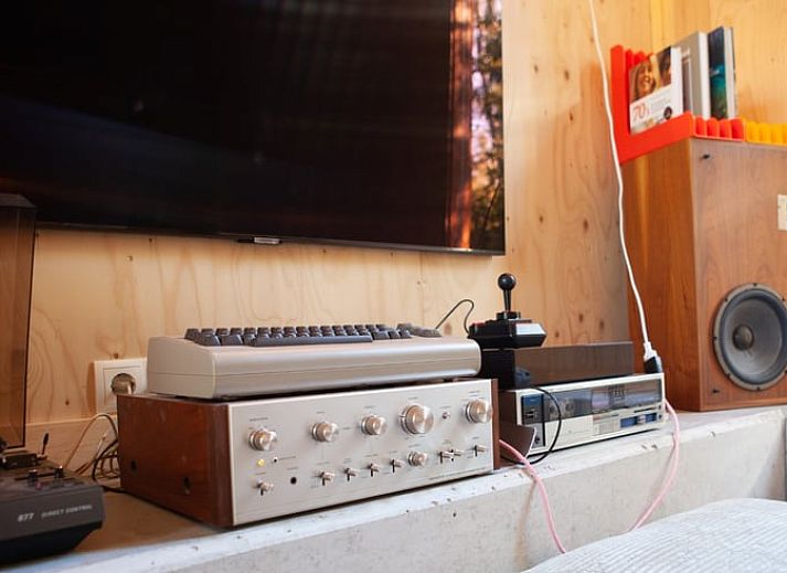 Retro-Joystick in der Huette in Joppe, Achterhoek, Gelderland.