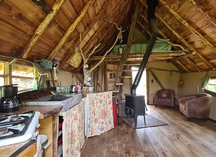 Ferienhaus in Winterswijk Corle mit rustikalem Holzdesign in Achterhoek, Gelderland.