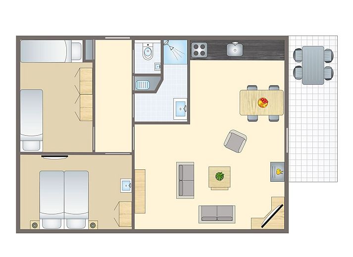 Guest house 3201171 - Bungalow Veluwe - Heideheuvel | 4-persoons bungalow | 4CE