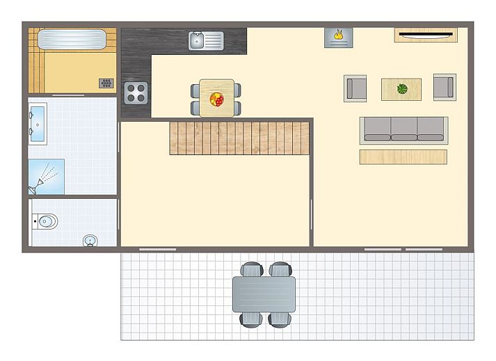 Unterkunft 3201173 - Bungalow Veluwe - Heideheuvel | 4-persoons bungalow | 4L1