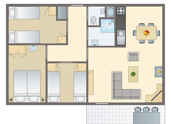 Verblijf 3201189 - Bungalow Veluwe - Heideheuvel | 6-persoons hondenbungalow | 6CD