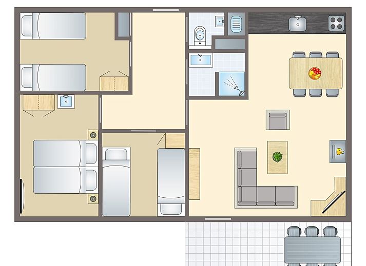 Unterkunft 3201193 - Bungalow Veluwe - Heideheuvel | 6-persoons bungalow | 6CE