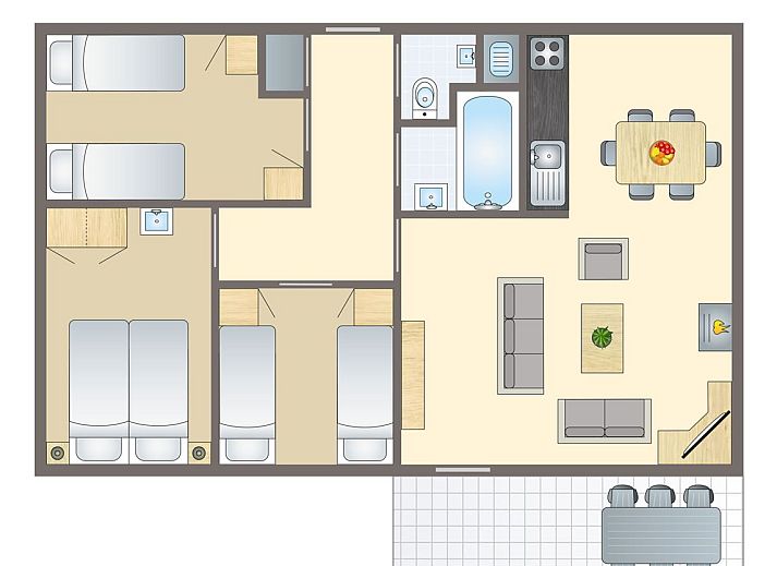 Verblijf 3201195 - Bungalow Veluwe - Heideheuvel | 18-persoons reuniebungalow | 18C