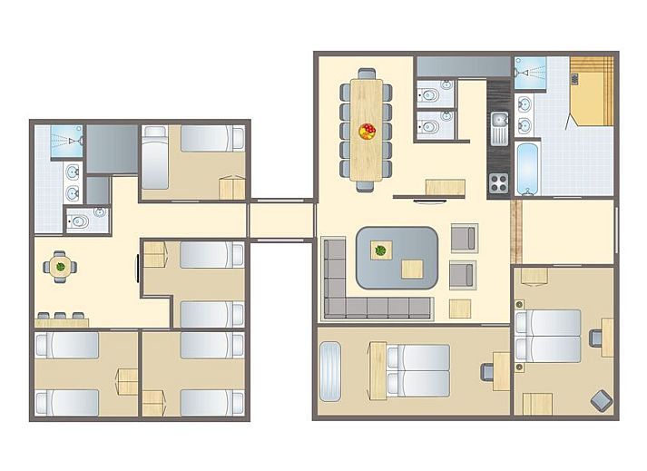 Verblijf 320159 - Bungalow Veluwe - Heideheuvel | 12-persoons bungalow | 12L1