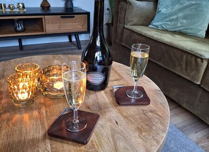 Plattegrond van Module Flat Roof 4 personen in Ede, Veluwe, Gelderland, toont indeling van het vakantiehuis.