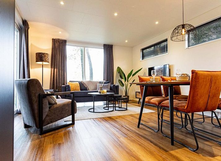 Grundriss von Modul Wood 4 Personen Wellness, Ferienwohnung in Ede, Veluwe, Gelderland.