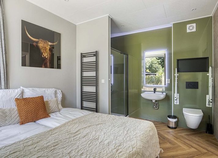 Veluwehoeve 4 persons MIVA in Ede with sunny terrace and green surroundings, ideal vacation home on the Veluwe in Gelderland.