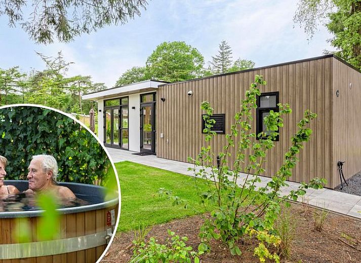 Module Special 4 persons Wellness with hot tub in Ede, Veluwe, vacation home surrounded by nature.