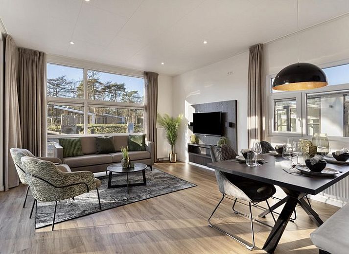 Floor plan of Module Special 4 persons Wellness in Ede, Veluwe, vacation home with modern layout.