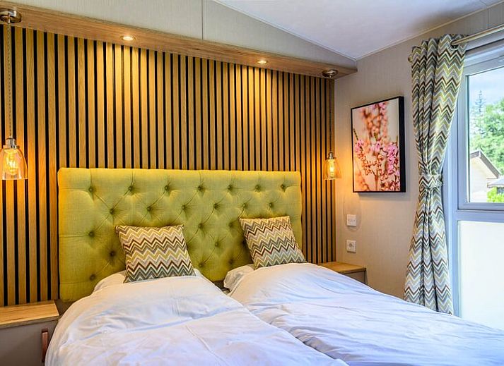 Nova 4 persons Wellness vacation home with hot tub in Ede, Veluwe, Gelderland surrounded by green nature.