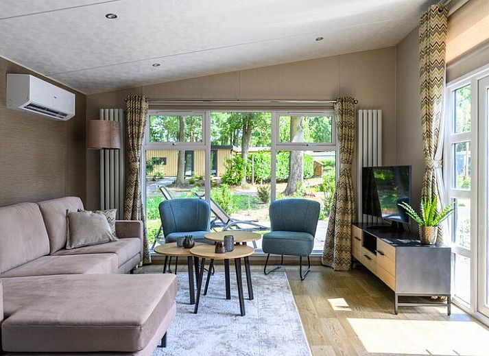 Floor plan of Nova 4 persons Wellness vacation home in Ede, Veluwe, Gelderland with modern layout.