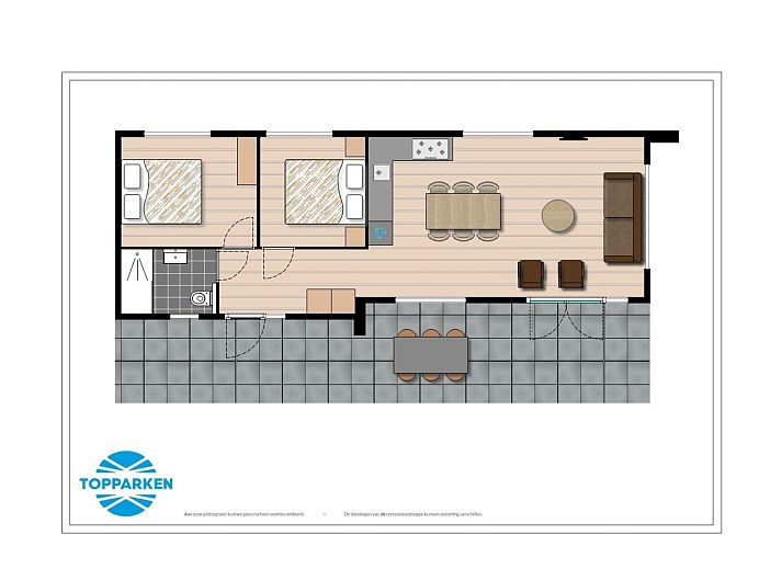 Module Special Wellness (Spa) vakantiehuis met jacuzzi in Ede, Veluwe, Gelderland, omgeven door groene natuur.