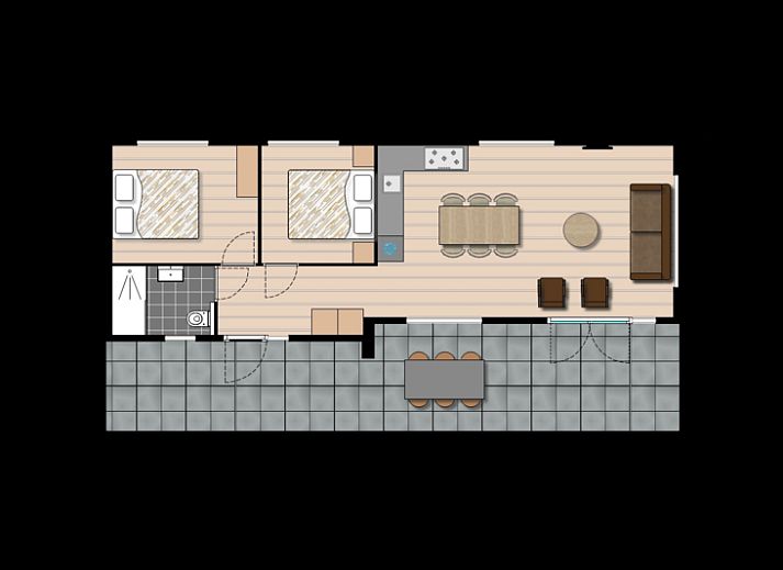 Guest house 3206172 - Holiday property Veluwe - Module Special 4 personen Wellness (Hottub)