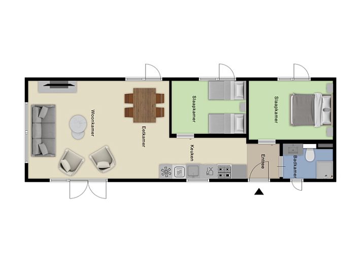 Guest house 3206191 - Holiday property Veluwe - Module Flat Roof 4 personen