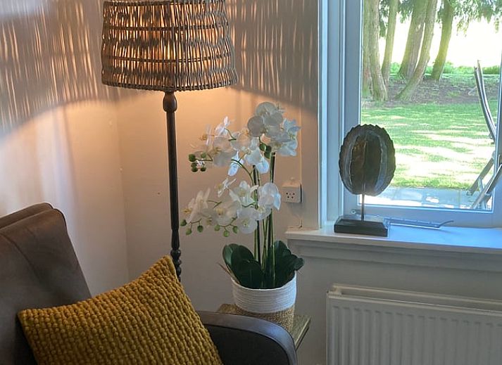 Comfortabele zithoek in Vakantiehuisje in Emst, Veluwe, Gelderland.