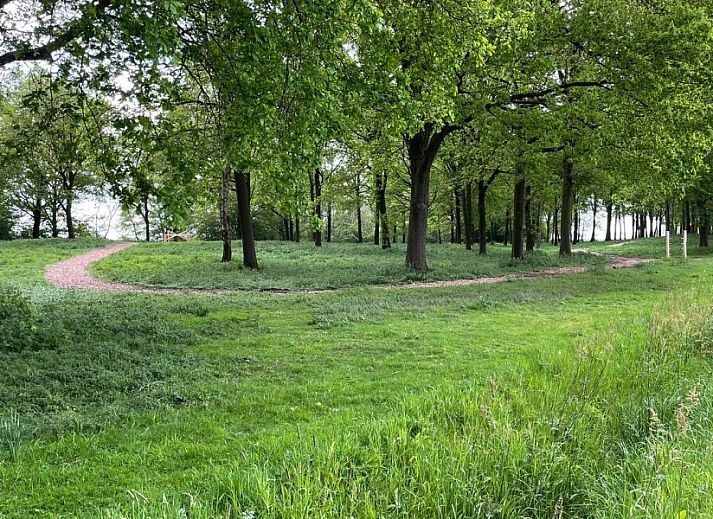 Detail van de keuken in Aledo Veluwe aan Zee Strand Horst, Ermelo, Gelderland. Strakke en functionele opstelling.