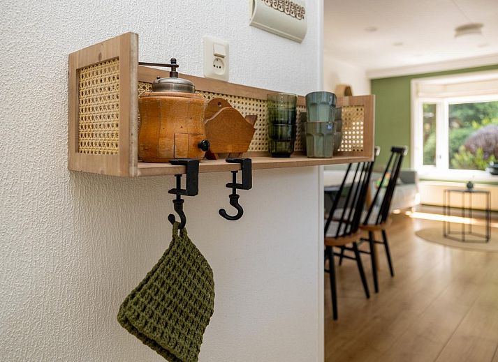 Cozy indoor area of Heath Lodge in Harderwijk, Veluwe.