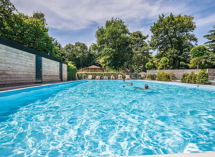 Top view of Cozy Lodge vacation home in Harderwijk, Veluwe, Gelderland with garden.