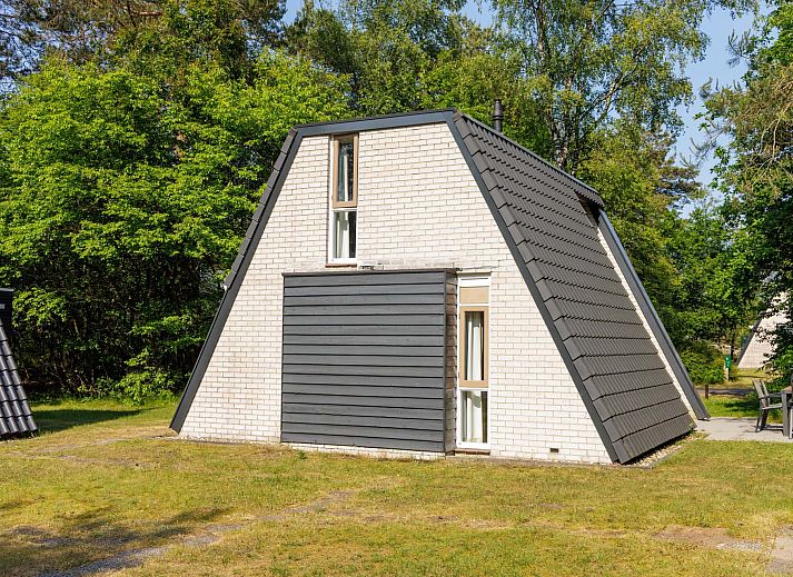 Vrijstaande woning in Hoenderloo, Veluwe: vakantiehuis met terras te midden van groene natuur in Gelderland.