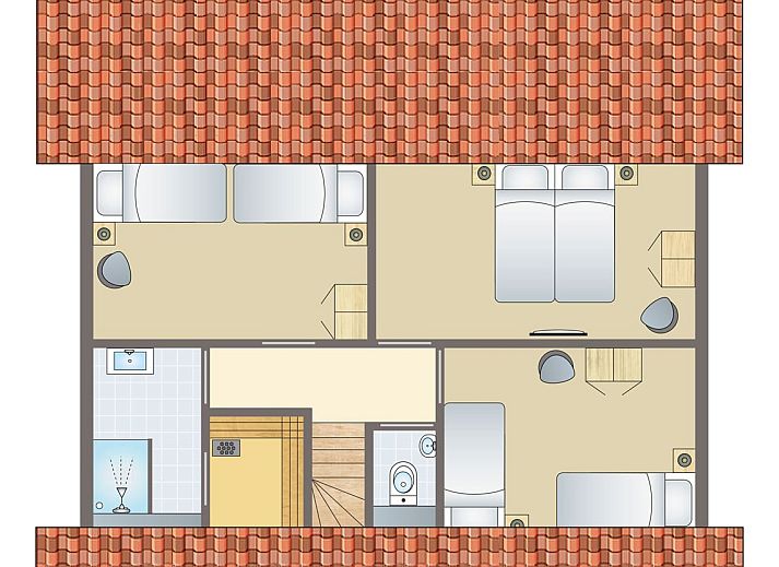 Unterkunft 3211121 - Bungalow Veluwe - Miggelenberg | 8-persoons bungalow | 8L