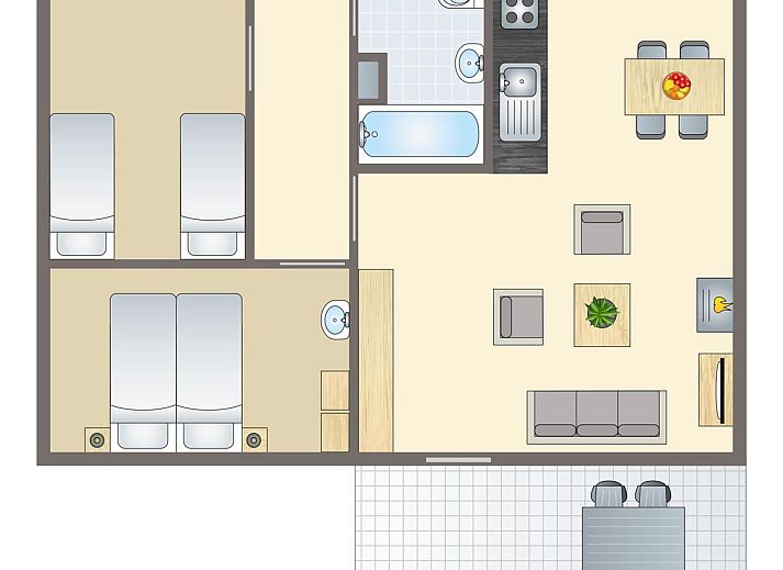 Unterkunft 3211128 - Bungalow Veluwe - Miggelenberg | 4-persoons bungalow | 4B