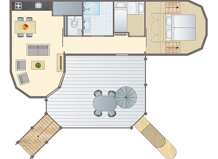 Verblijf 3211132 - Bungalow Veluwe - Miggelenberg | 4-persoons tree house | 4CTH