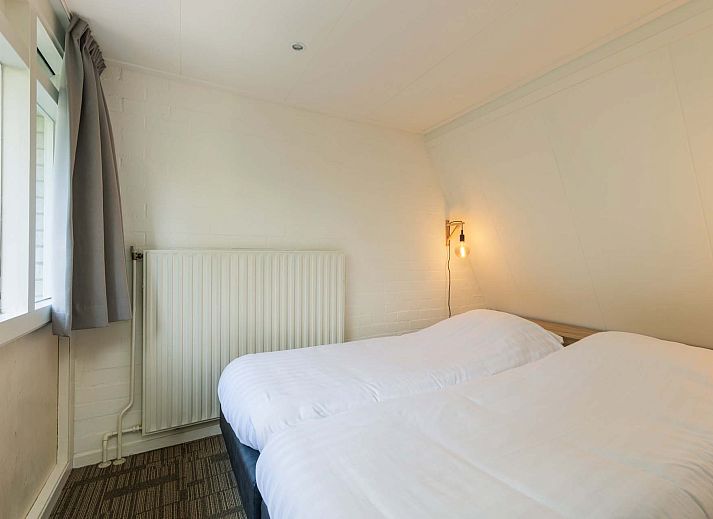 Front of detached house in Hoenderloo, vacation home in Veluwe, Gelderland.