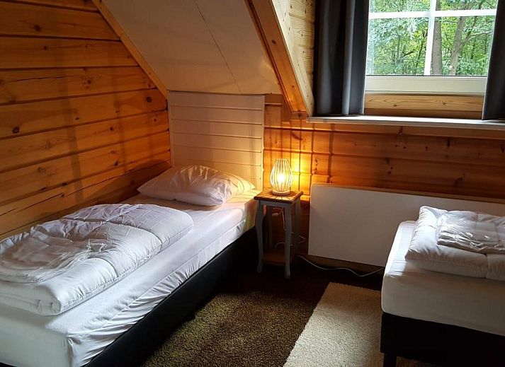 Groepsaccommodatie Bosuil in Hoenderloo Veluwe, vakantiehuis met grote ramen en uitzicht op het bos.