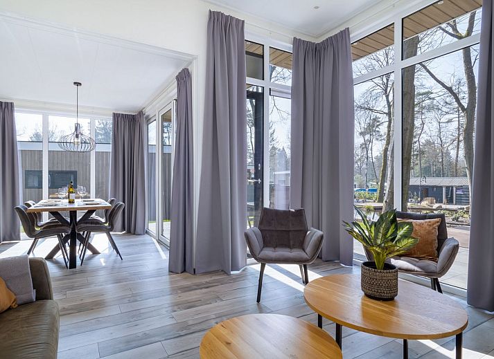 Vakantiehuis in Hoenderloo, Veluwe, Gelderland, met ruime tuin en moderne architectuur.