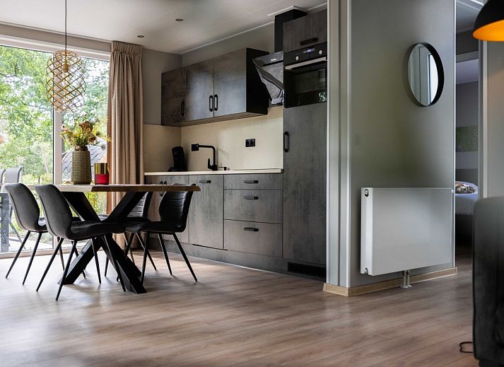 Dachansicht des freistehenden Hauses in Hoenderloo, Veluwe, Gelderland. Perfektes Feriendomizil fr Ruhe und Natur.