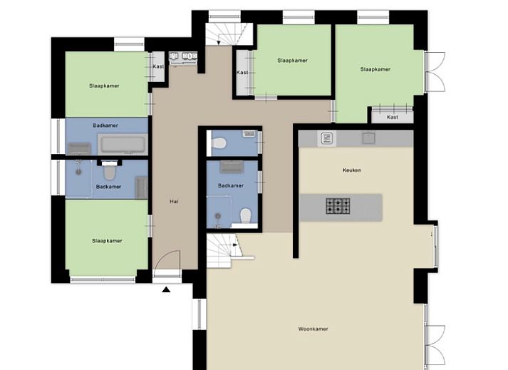 Guest house 3217114 - Holiday property Veluwe - Villa 10 personen Wellness (Hottub)