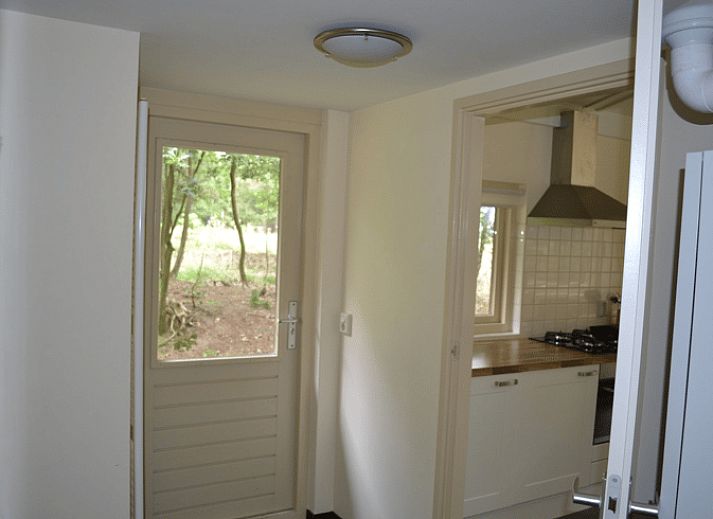 Ferienhaus in Elspeet an der Veluwe mit einladender Terrasse inmitten der Natur.