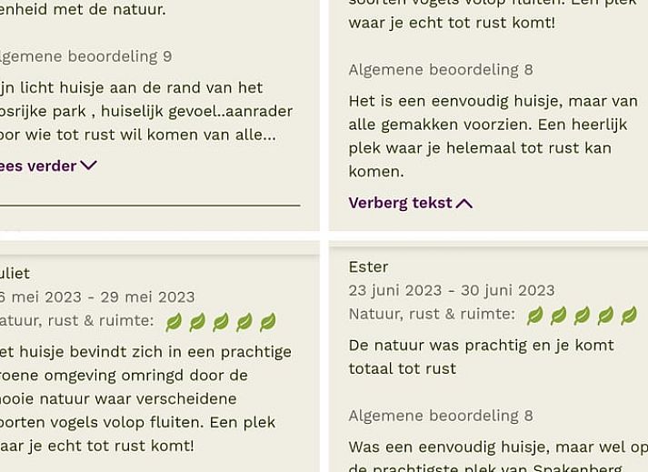 Huisje in Elspeet, vakantiehuis in de Veluwe, Gelderland, omringd door weelderig groen en natuur.