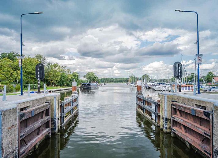 Front view of DG256 vacation home in Putten, Veluwe, Gelderland.