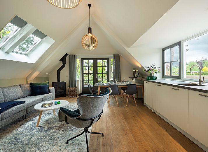 Verken de groene omgeving van Vakantiewoning Sprielderbosch 45 'Skogen' in Putten, Veluwe, Gelderland.