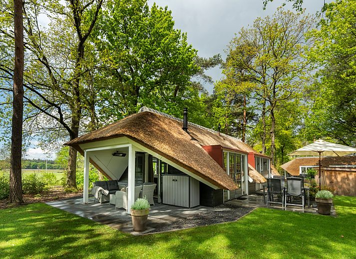 Charming vacation home Holiday home Sprielderbosch 12 'De Kuifmees' in Putten, Veluwe, surrounded by green nature.