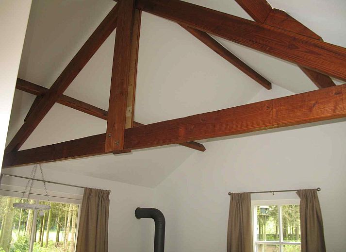 Cozy living room in vacation home DG1276, Putten, Veluwe, with comfortable sofa.