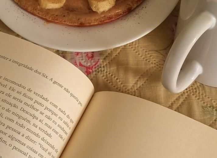 Gemuetlicher Innenbereich des Ferienhauses in Putten, Veluwe, Gelderland, mit moderner Einrichtung und Blick auf den gruenen Garten.