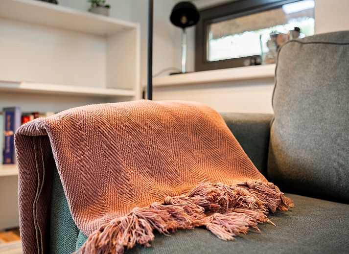 Ferienhaus Sprielderbosch 27 De Uitlaat in Putten mit Reetdach und Terrasse an der Veluwe, Gelderland.