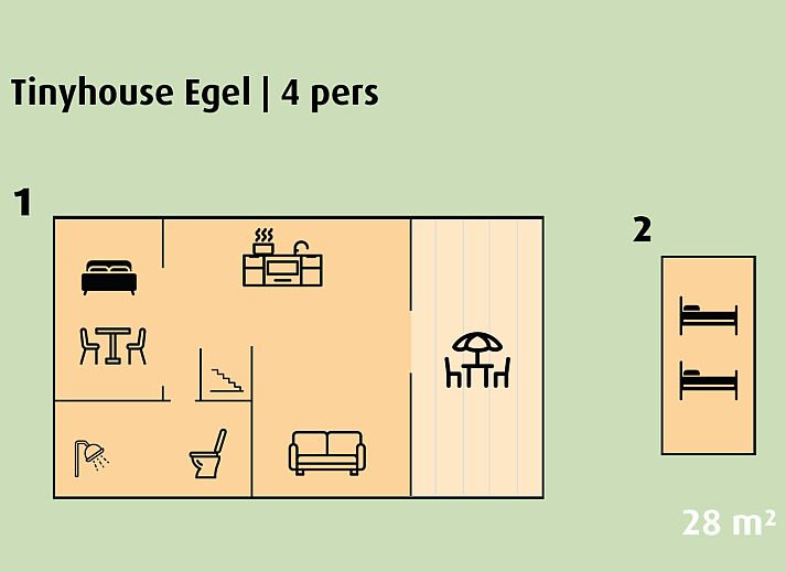 Verblijf 3222119 - Vakantiewoning Veluwe - Tinyhouse