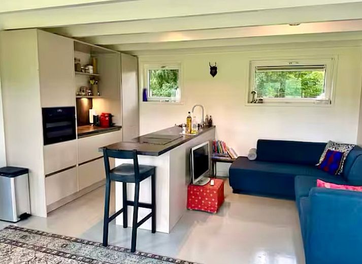 Ferienhaus in Voorthuizen, Veluwe: charmantes Ferienhaus mit Terrasse, umgeben von Natur in Gelderland.