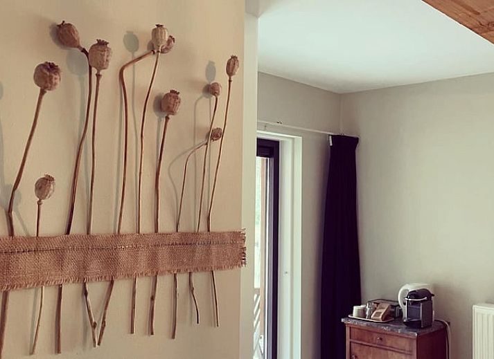 Vakantiehuis in Vaassen met rieten dak, omgeven door natuur op de Veluwe, Gelderland.