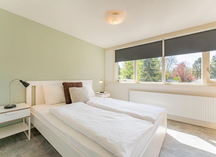 Gezellige eetruimte in Tiny Koolmees vakantiehuis in Hulshorst, Veluwe.