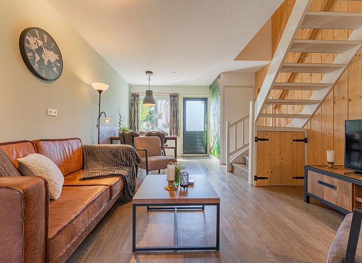 Moderne keuken in Tiny Koolmees vakantiehuis in Hulshorst, Veluwe.