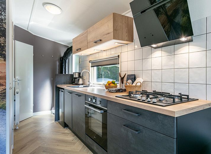 Modern kitchen in De Tortelduif vacation home, Hulshorst, Veluwe.