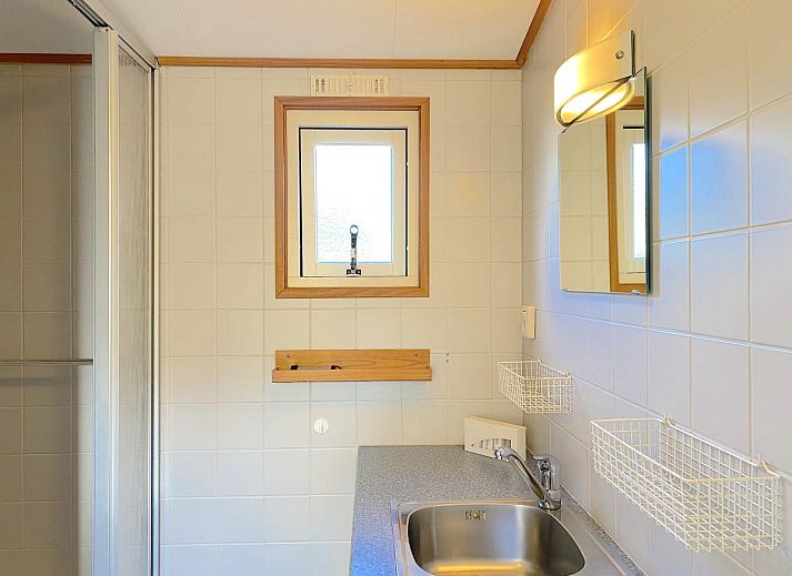 Eingang zum Ferienhaus Haas in Hulshorst, Veluwe, umgeben von Natur.